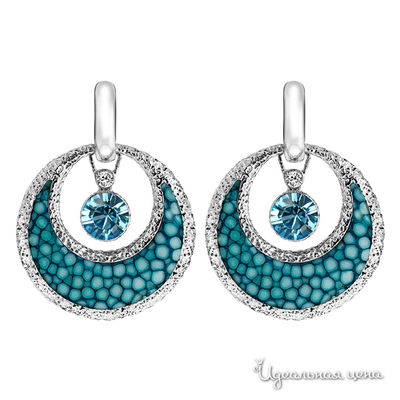 Серьги Bon Vie, цвет синий