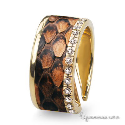 Кольцо Bon Vie, цвет коричневый