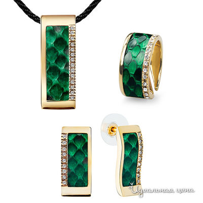 Комплект Bon Vie, цвет изумрудный