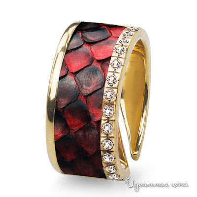 Кольцо Bon Vie, цвет бордовый