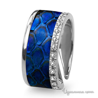 Кольцо Bon Vie, цвет синий