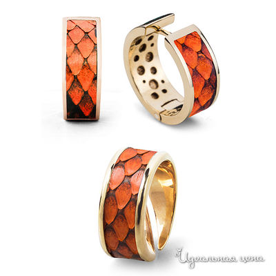 Комплект Bon Vie, цвет оранжевый