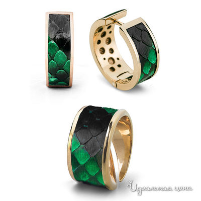 Комплект Bon Vie, цвет изумрудный