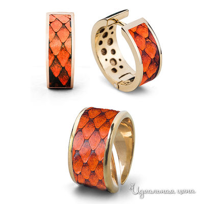 Комплект Bon Vie, цвет оранжевый