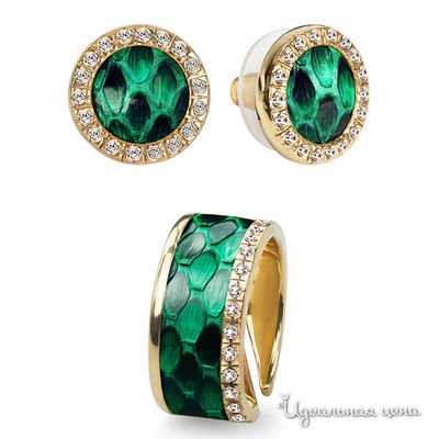 Комплект Bon Vie, цвет изумрудный