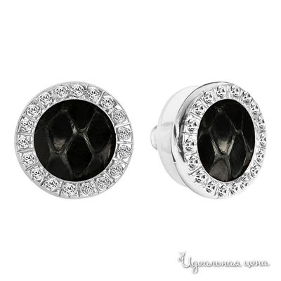 Серьги Bon Vie, цвет черный