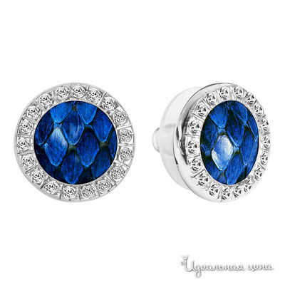 Серьги Bon Vie, цвет синий