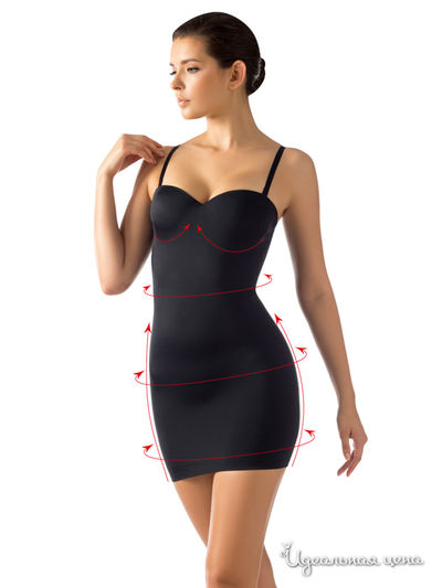 Платье с корректирующим эффектом Charmante, цвет черный