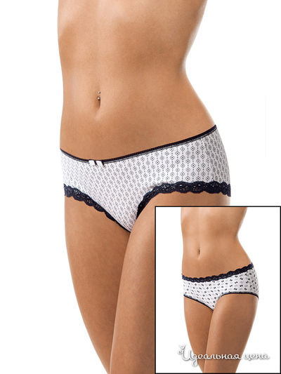 Трусы-шорты, 2 шт Charmante, цвет белый, черный