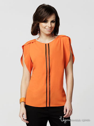 Блуза E. Levy, цвет оранжевый