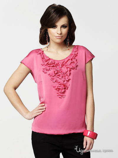 Блуза E. Levy, цвет брусника