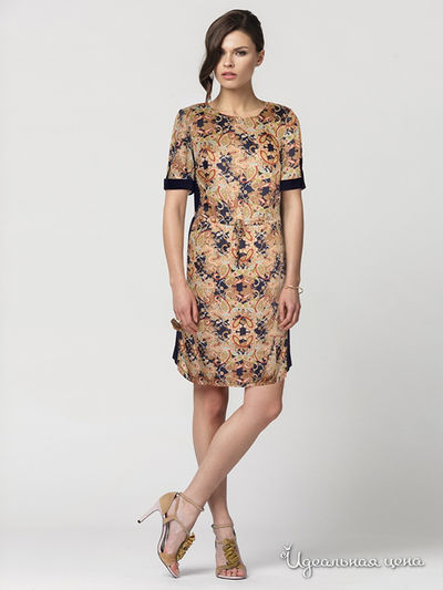 Платье E. Levy, цвет мультиколор