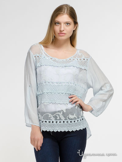 Блуза Angel Black, цвет голубой