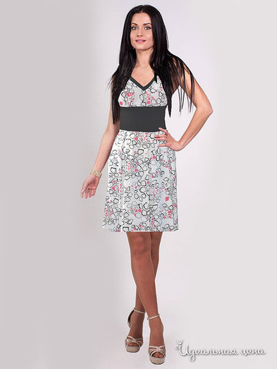 Платье La Cafe, цвет мультиколор