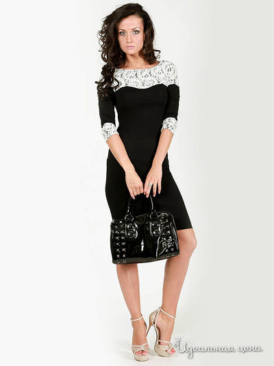 Платье La Cafe, цвет черное