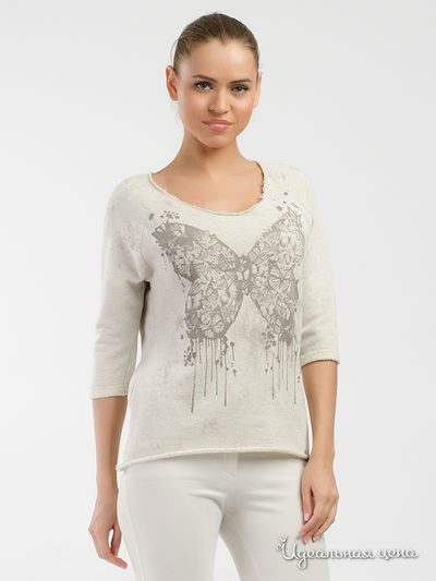 Кофта Please, цвет светло-серый, серый