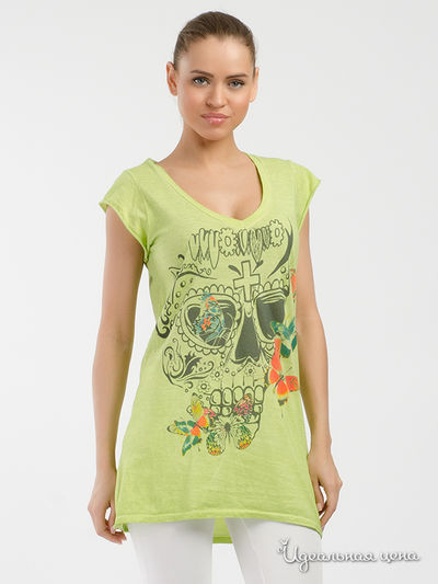 Футболка Melanera, цвет салатовый, чёрный, зелёный