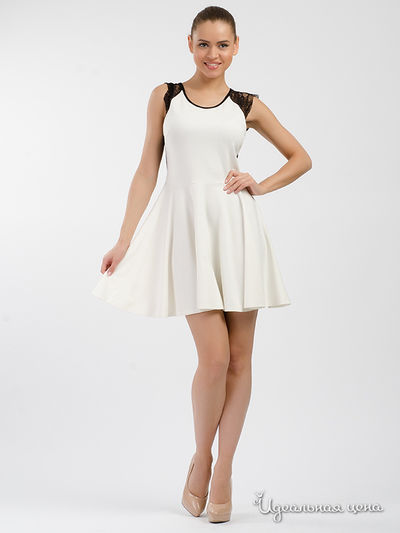 Платье Giorgia & Johns, цвет белый, чёрный