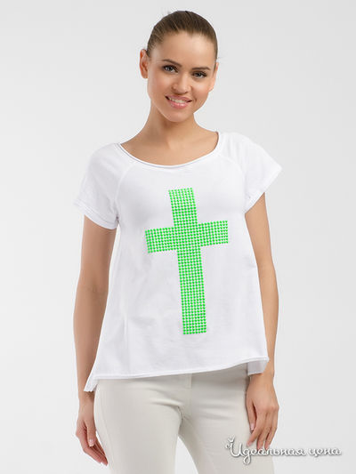 Футболка Imperial, цвет белый, зелёный