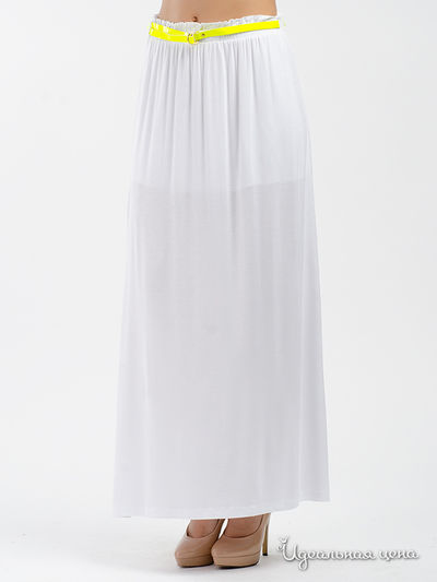 Юбка с ремешком Imperial, цвет белый, лимонный