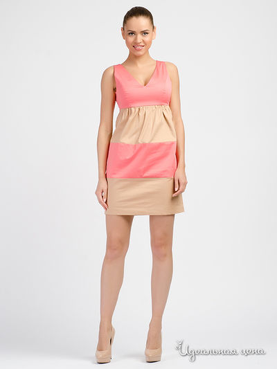 Платье Imperial, цвет розовый, бежевый