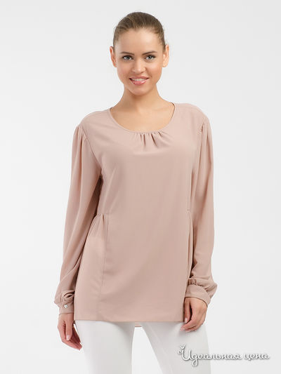 Блуза Paolo Casalini, цвет бежевый