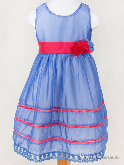 Платье Wonderland, цвет синий, красный
