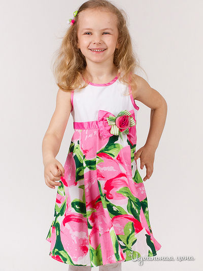 Платье Wonderland, цвет белый, розовый