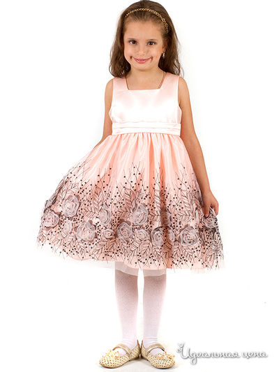 Платье Wonderland, цвет роз/белый