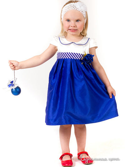 Платье Wonderland, цвет бел/синий