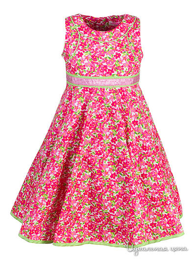 Платье Wonderland, цвет зеленый, розовый