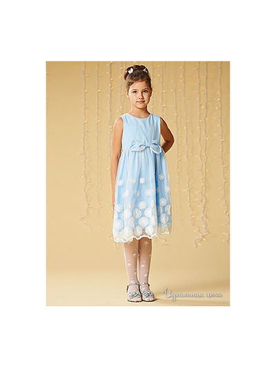 Платье Wonderland, цвет голубой, белый