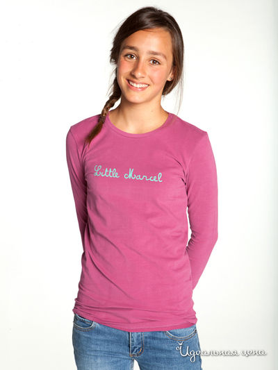 Футболка Little Marcel, цвет розовый