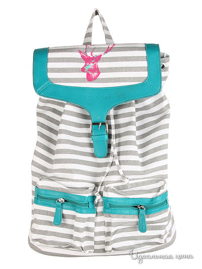 Рюкзак Funky Fish, цвет серый/белый