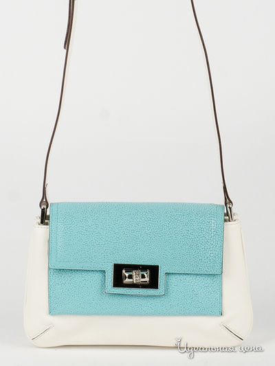 Сумка Leo Ventoni, цвет белый, зеленый