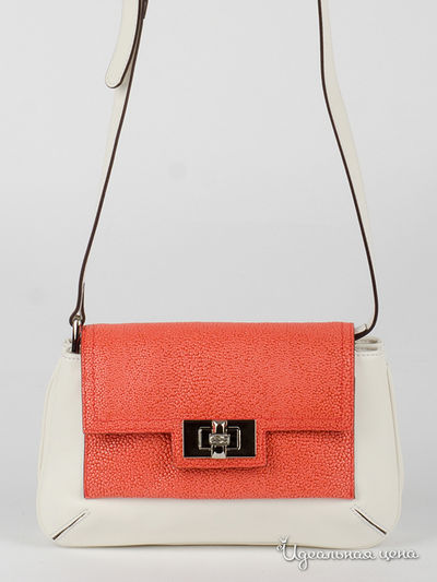 Сумка Leo Ventoni, цвет белый, розовый