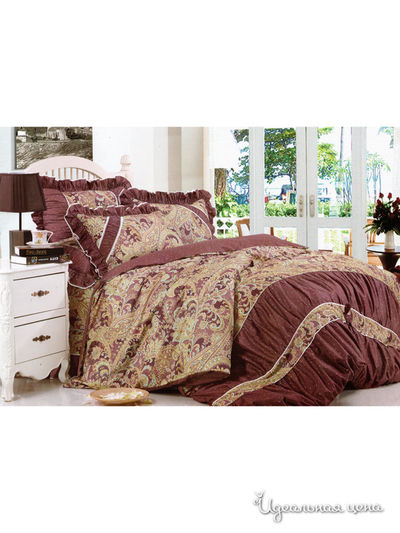 Комплект постельного белья, семейный Текстильный каприз, цвет Мультиколор