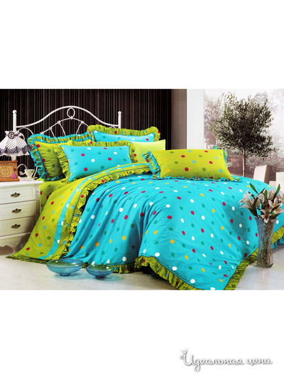 Комплект постельного белья евро Текстильный каприз, цвет Мультиколор