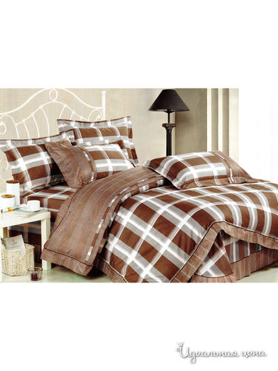 Комплект постельного белья евро Текстильный каприз, цвет мультиколор