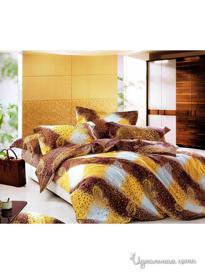 Комплект постельного белья семейный Текстильный каприз, цвет Мультиколор