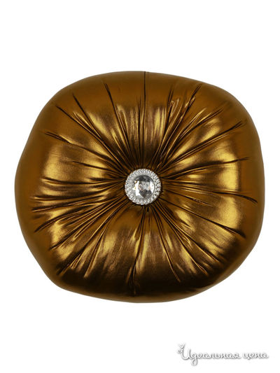 Подушка-пуфик декоративная, диаметр 32 см Текстильный каприз, цвет мультиколор