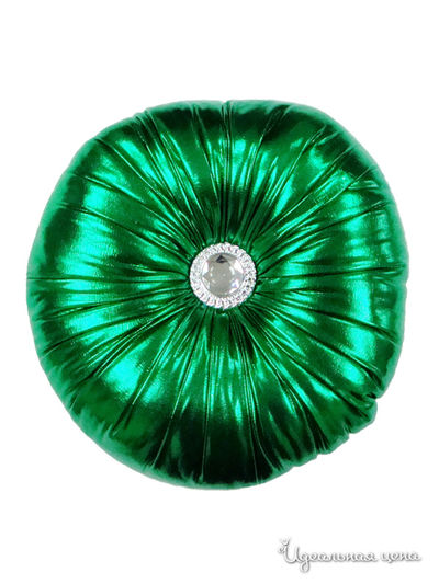 Подушка-пуфик декоративная, диаметр 32 см Текстильный каприз, цвет мультиколор