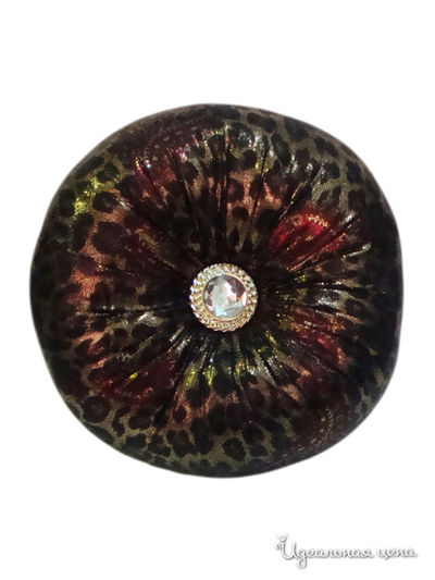 Подушка-пуфик декоративная, диаметр 32 см Текстильный каприз, цвет мультиколор