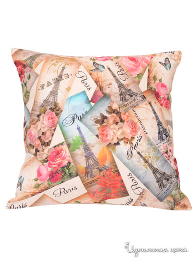 Подушка декоративная 42х42 см Текстильный каприз, цвет мультиколор