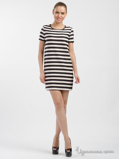 Платье Vicolo, цвет черный, белый