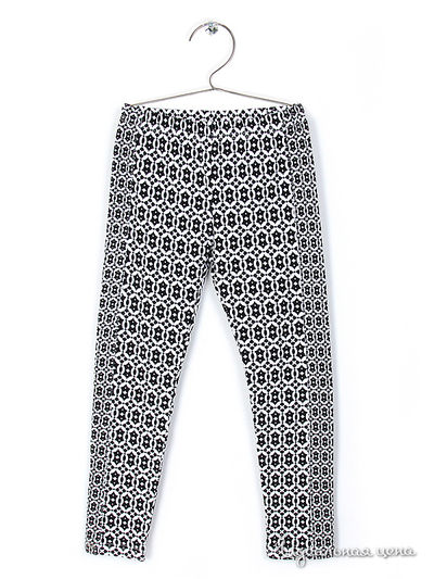 Леггинсы Coccodrillo, цвет белый/черный