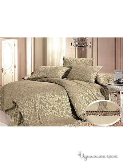 Комплект постельного белья семейный Kazanov.A., цвет зеленый, олива