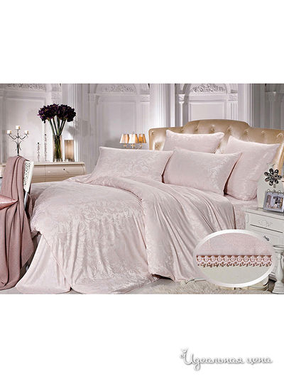 Комплект постельного белья семейный Kazanov.A., цвет розовый