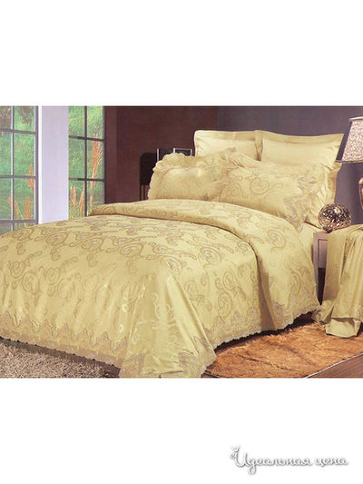 Комплект постельного белья семейный Kazanov.A., цвет золото