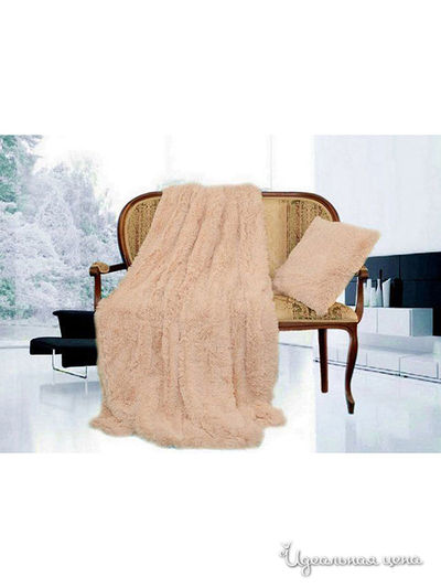 Плед 160x220 см Kazanov.A., цвет персиковый